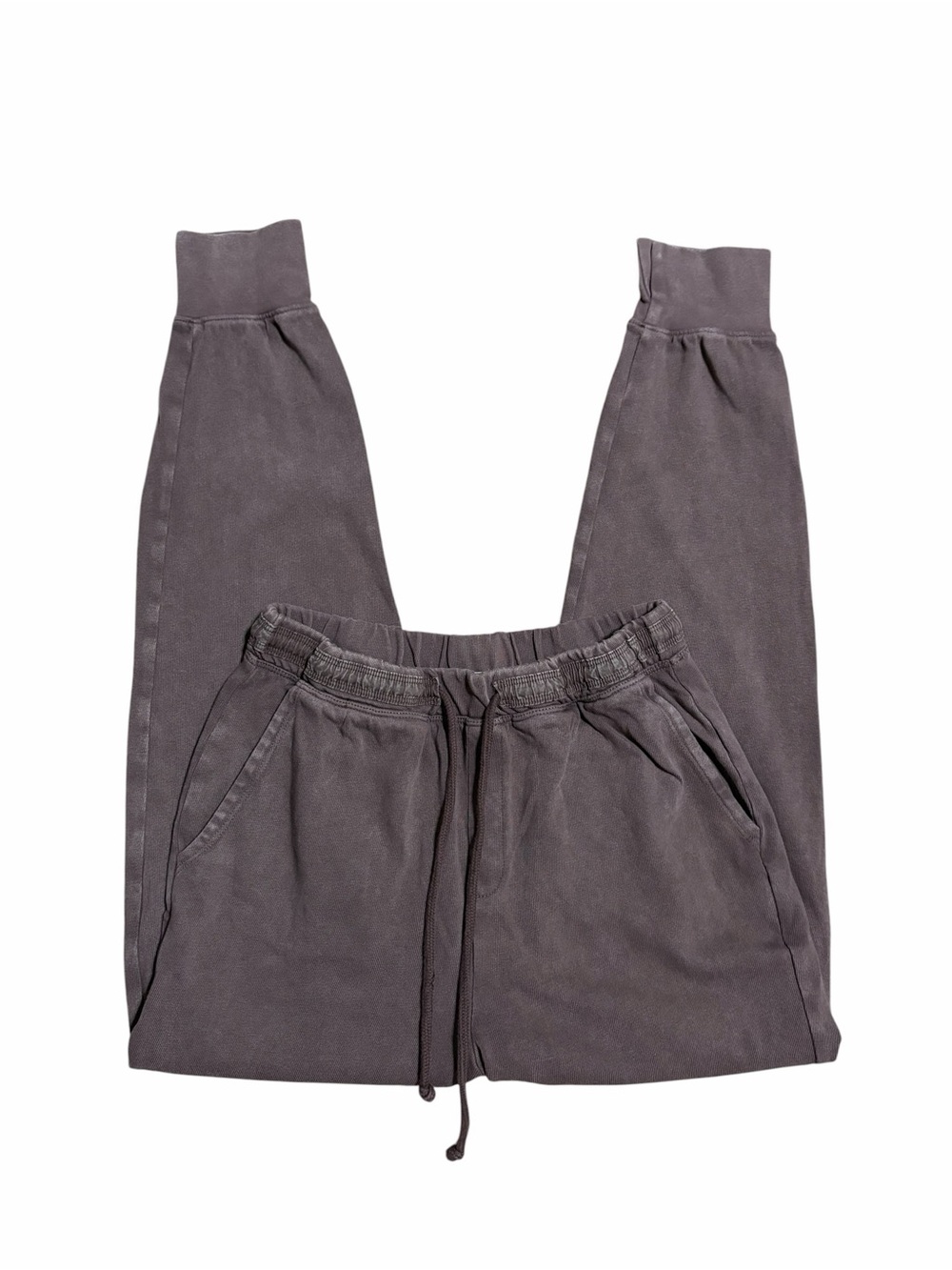 Aerie Women’s Brown Mineral Wash Jogger Sweatpants Drawstring Lounge Pants S